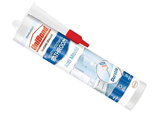 Image of 3 X UNI2079323 Anti-Mould Kitchen& Bathroom Sealant Cartridge Translucent