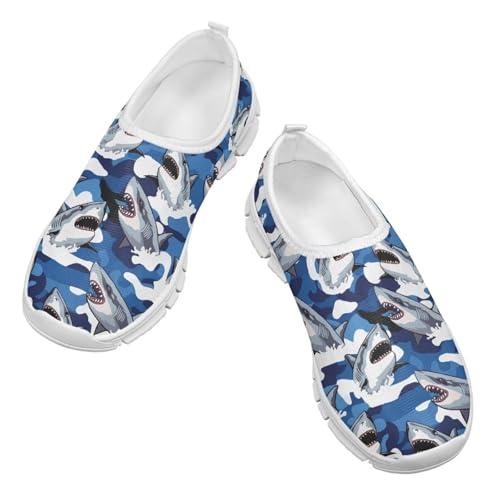 Slip-On Shoes for Children Non-Slip Walking Shoes Casual Soft Low-Top Flat Outdoor Sneakers Boys Girls US Size 11-154