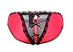 Damen Slip sexy Damen Panty Ouvertslip - Open Back Lace Panty (XL, rot)