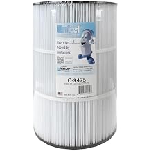 Unicel C-9475 75 Square Foot Media Replacement Pool Filter Cartridge with 193 Pleats, Compatible with Jacuzzi Brothers
