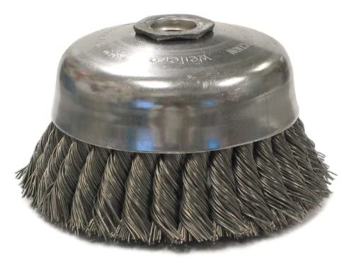 Brosse creuse Weiler 12816 brosse métallique circulaire pour meuleuse d'angle