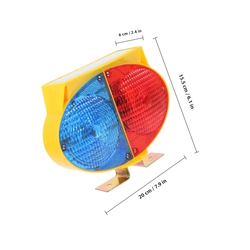 Luz de advertencia solar para carretera con LED estroboscópico de plástico resistente 2