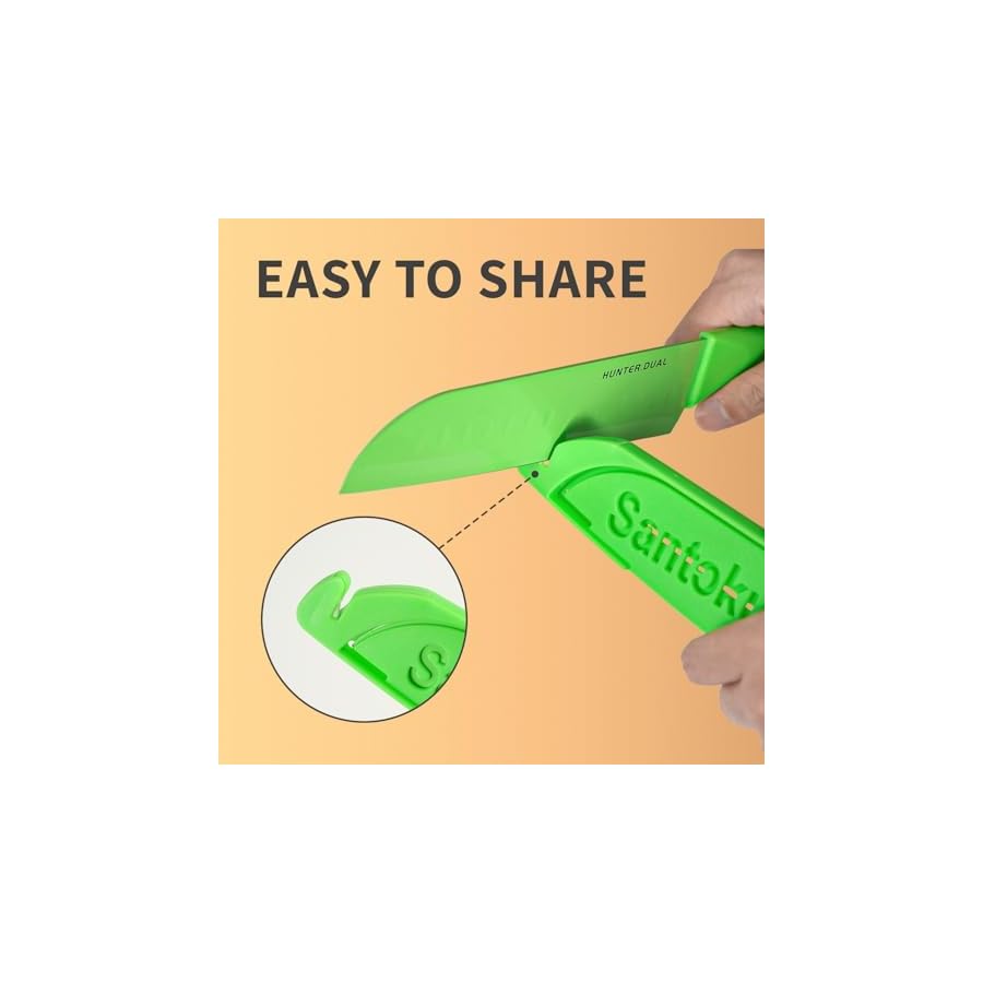 Knife-Set-12-PC-Colorful-Kitchen-Knife-Set-6-Sharp-Kitchen-Knives-with-Built-in-Sharpener-Covers-for-Cooking-CuttingChopping-Multicolor HUNTER.DUAL Knife Set, 12-PC Colorful Kitchen Knife Set, 6 Sharp Kitchen Knives with Built-in Sharpener Covers for Cooking, Cutting&Chopping (Multicolor)