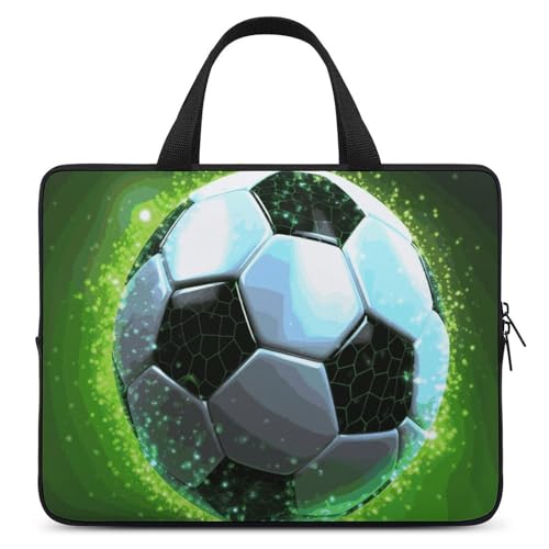 Pochette ordi 15 pouces football au bureau et pour aller s'entraîner