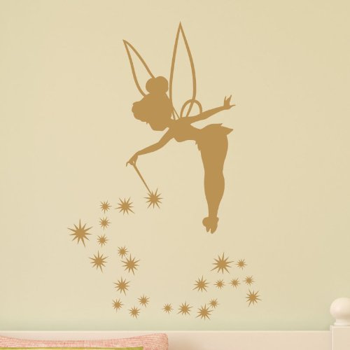 Ambiance Stickers Sticker Adorable Fairy 70 x 55 cm Gold - Image 2