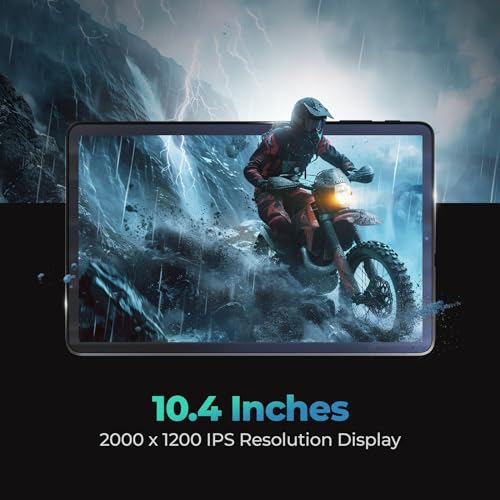 Image of IRA T1020-10.4inch Tablet with 8GB RAM, 128GB ROM | Wi-Fi+4G | 8000 mAH Battery | Quad Stereo Speaker | 2 GHz Octacore Processor | Reader Mode | 8GB Tablet Pc Black