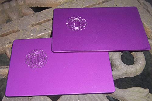 EIP Original Nikola Tesla Prato Roxo de Energia Positiva Pequeno