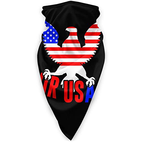 American Eagle Coronavirus USA Unisex Seamless Bandana,Face Mask Multifunction Neck Gaiter Headwear