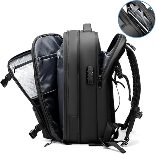 AirSeal Pro – Vacuum Compression Travel Backpack,Air Seal Pro 60L Expandable Vacuum Seal Backpack,for Traveling (Blue with Electric pump)2