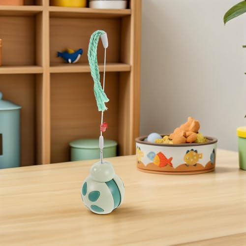 Juguete para gatos contra el aburrimiento y la ansiedad por comida con dispensador Levemolo 6