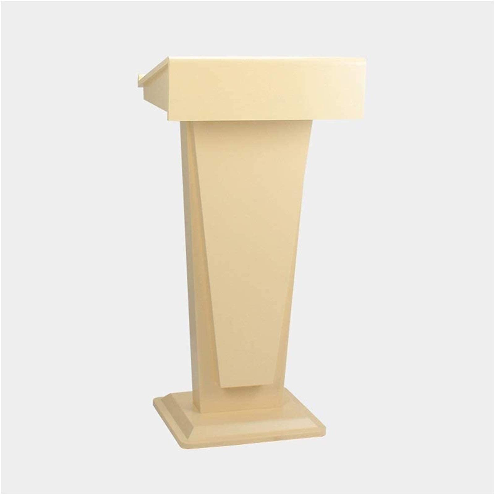 Soporte de podio ajustable de madera maciza para profesores y hoteles – Atril elegante y duradero con piezas de maquinaria incluidas para presentaciones, conferencias y eventos