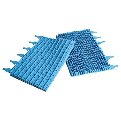 vhbw 2X Brosse Compatible avec Zodiac Voyager, Sweepy Free, Indigo Robot aspirateur de Piscine - en Caoutchouc, 30,5 x 24,4 x 5,8 cm