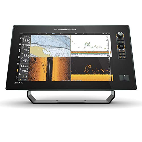 Image of Humminbird APEX 16 GPS Fish Finder with Transducer, MEGA Side Imaging+ & HD Touchscreen
