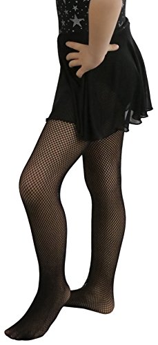 ToBeInStyle Girl’s Classic Fine Weave Fishnet Nylon Pantyhose Tights4