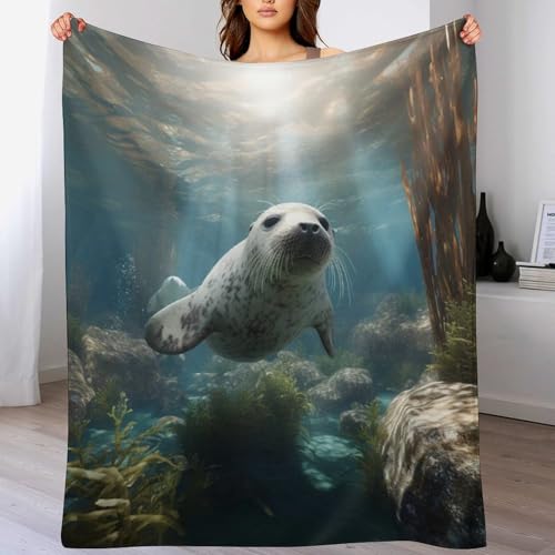 Couverture phoque pour des soirées cocooning au chaud