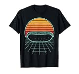 Hot Dog Sunset Retro Hotdog Sausage Frankfurter Wiener Frank T-Shirt