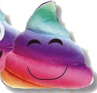 Oreiller émoticônes de 53 x 50 x 12 cm - Coussins émoticône - Coussin rond émoticône