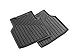 Produktbild Audi 89A061511041 Allwetterfussmatten Premium Allwettermatten 2X Gummimatten hinten Gummi Fußmatten, schwarz