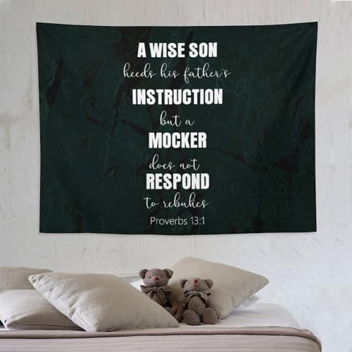 Tapiz de pared con citas inspiradoras de 152 x 203 cm, el regalo ideal para el hogar 7