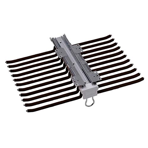 Gnova Percha para Pantalones Extraible para Armario(455mm×625mm,22 Brazos) Pantalonero Flocado Extensible,Ahorro de Espacio