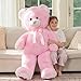 MaoGoLan Giant Pink Teddy Bear Plush 47