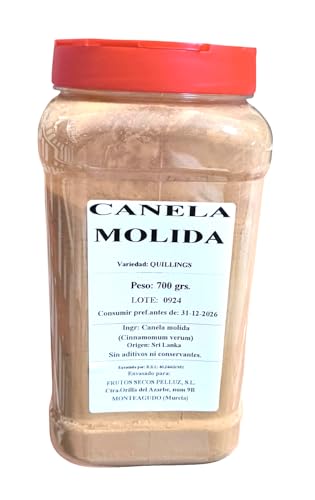 Canela Molida Quillings 700 gr - Especias Pelluz: Sabor y calidad garantizada para tus recetas