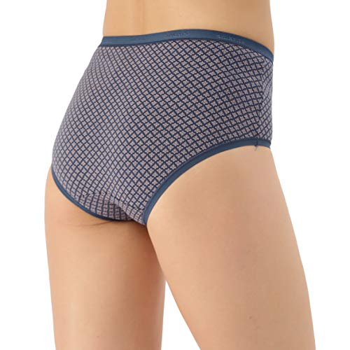 Image of Amante Printed Cotton Full Brief Panty Pack(Pack of 3)