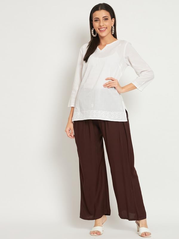 Image of Soft Colors Women Regular Fit Pocket Palazzo