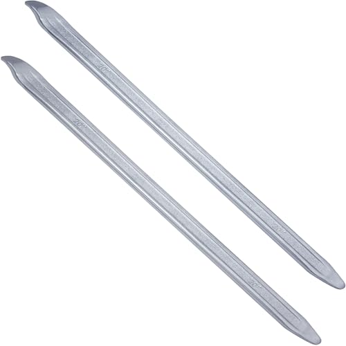 Image of 2 Pack 16 Inch Tire Spoons Iron,Heavy Duty Tire Changing Tool Tire Levers Bar,for Cars,Motorcycles,Dirtbike,Lawn Mower Tire Spoon (16 inch)