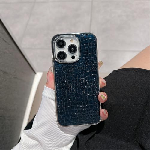 Coque iPhone 12 transparente antichoc et antichute en gel bleu