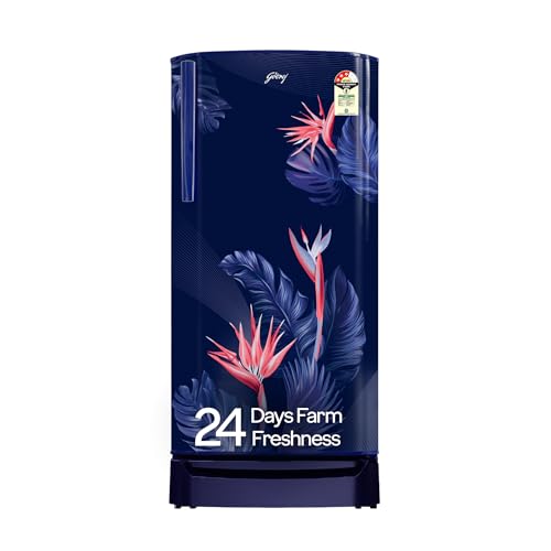 Godrej 183 L 3 Star | Toughened Glass Shelves | 24 Day Farm...