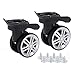 Luggage Wheel Replacement, Luggages Replacement Wheels, 1 Pair Luggage Wheels Suitcase Casters Repalcement Double Row Wheels