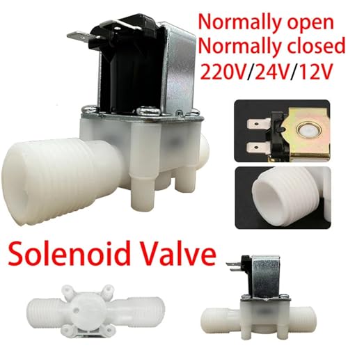 Interrupteur de commande d'eau vanne 220V normalement ouverte à filetage 1/2" - 3