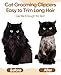 oneisall Cat Clippers,Quiet Cat Hair Trimmer for Matted Hair,Rechargeable Cat Grooming Supplies for Thick/Curly/Fin Hair,Cordless Cat Grooming Kit