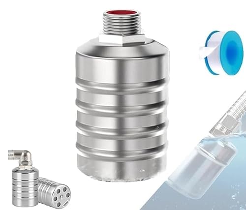 Scomeri Water Valve,Floating Valve, 304 Stainless Steel Completely Automatic Water Level Control Floating Valve,Valve Water Level Controller,Water Hose Shut Off Valve (A- 3/4in)
