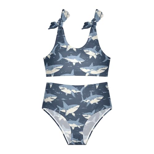 Wusikd Shark Animal Girls Swimsuits Two Piece Sea Funny Swimwear Bikini Set for for Girls Size 3T3