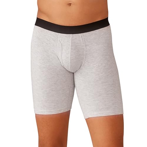 MeUndies – Men’s Long Boxer Briefs with Fly – 9” Inseam with Breathable and Comfortable Tencel Micro Modal Fabric