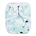 Sigzagor Newborn Baby Diaper Nappy Cover 8lbs-10lbs (Polar Bear)