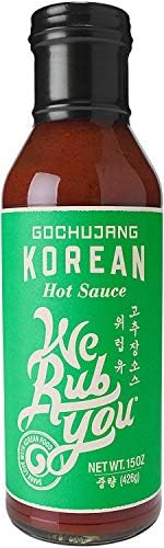 We Rub You Korean Gochujang Sweet & Spicy Chili Pepper Sauce 15 OZ, ( Pack - 3)