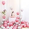 Flyloons-25-pcs-Pink-and-Silver-Chrome-Balloons-for-Birthday-decoration-celebration-Anniversary-baby-shower-Girls-Boys-Men-Women