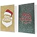 36-Pack Merry Christmas Greeting Cards Bulk Box Set - Winter Holiday Xmas Greeting Cards with Flat Illustrations, Envelopes Included, 4 x 6 Inches