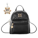 WSXQAZ Mochila Pequeña para Mujer, Casual Bolso de Día con Correa