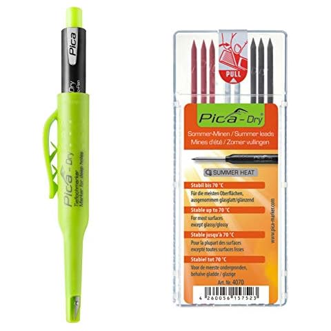 Pica Marker Dry Longlife Automatic Pen 3030 + 4070 Refill Set Summer Heat… Cover