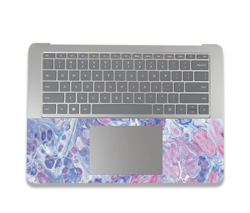 Image of MightySkins Carbon Fiber Skin Compatible with Microsoft Surface Laptop Studio 2 (2023) Full Wrap Kit - Pastel Pour | Protective, Durable Textured Carbon Fiber Finish | Easy to Apply | Made in The USA