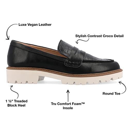 Image of Journee Women's Comfort Foam Kenly Medium and Wide Width Loafer