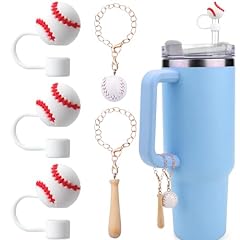 3PCS Baseball Cover+1PCS Bat Charm +1PCS Ball Charm