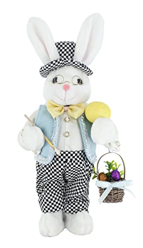 Windy Hill Collection 19" Clever & Charming Artist Bunny Rabbit