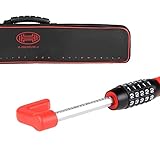 ✔️ keyless - Highly secure theft protection with quick mounting 5-fold secured, quick attachment and detachment without a key ✔️ 5-digit security code for the steering wheel lock can be selected by the user - incl. instructions and tools ✔️ fits exac...