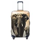 Conception pratique : Cette housse de valise est équipée d'ouvertures pour les poignées (une sur le dessus et une sur le côté), d'une fermeture éclair latérale et frontale, ainsi que d'une boucle de sécurité. Cette conception facilite l'utilisation de la poignée et assure un maintien optimal.