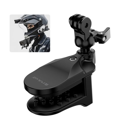 Soporte de cámara para casco de acción rápida con giro 360 estable para GoPro Hero 12